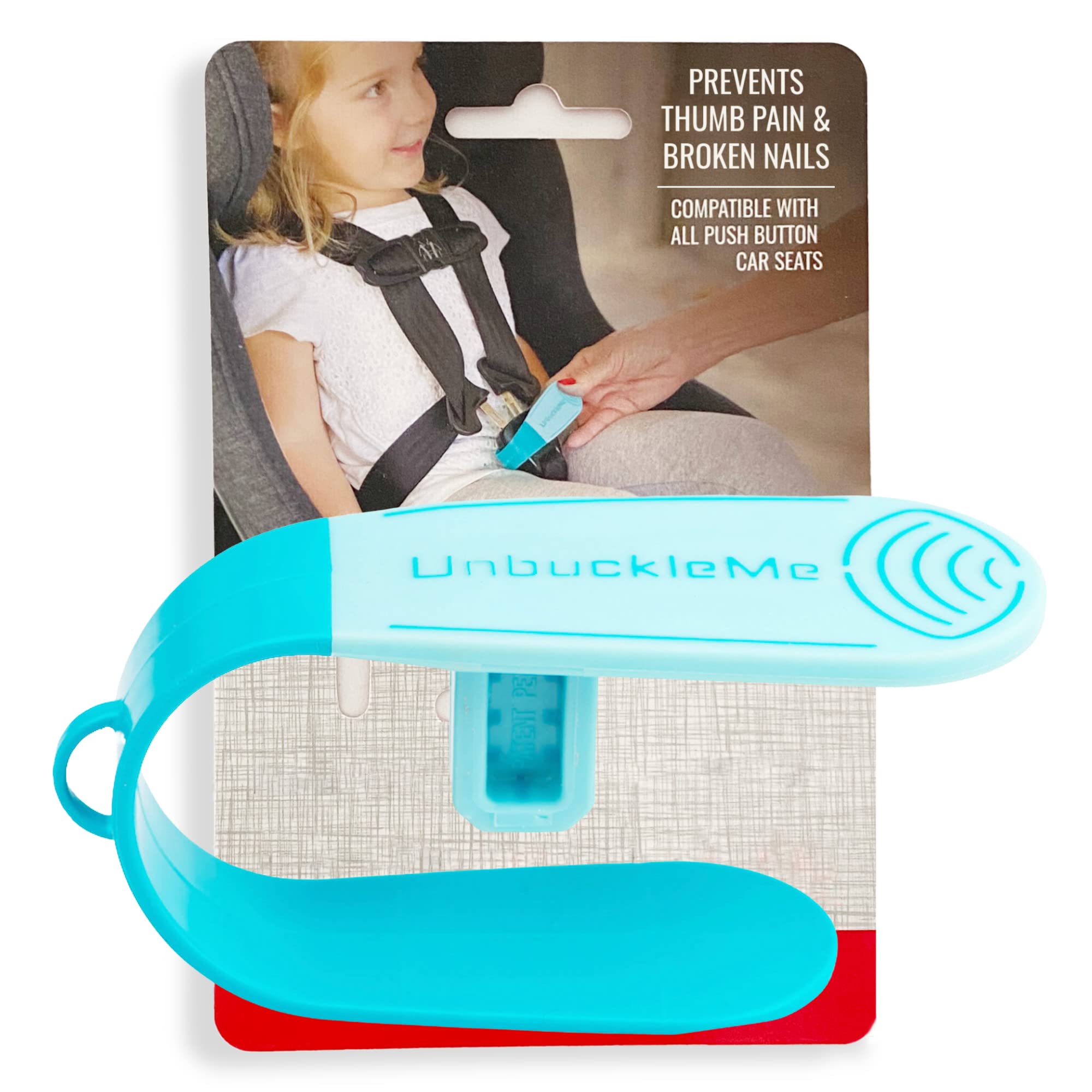 UnbuckleMe Car Seat Buckle Release Tool - Easy Opener Aid for Arthritis, Long Na