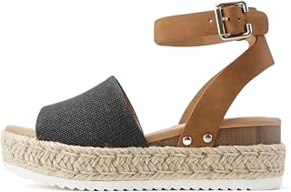 Soda Theme:, Women's Espadrilles Wedge Sandal