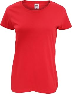Fruit of the Loom Womens/Ladies Short Sleeve Lady-Fit Original T-Shirt