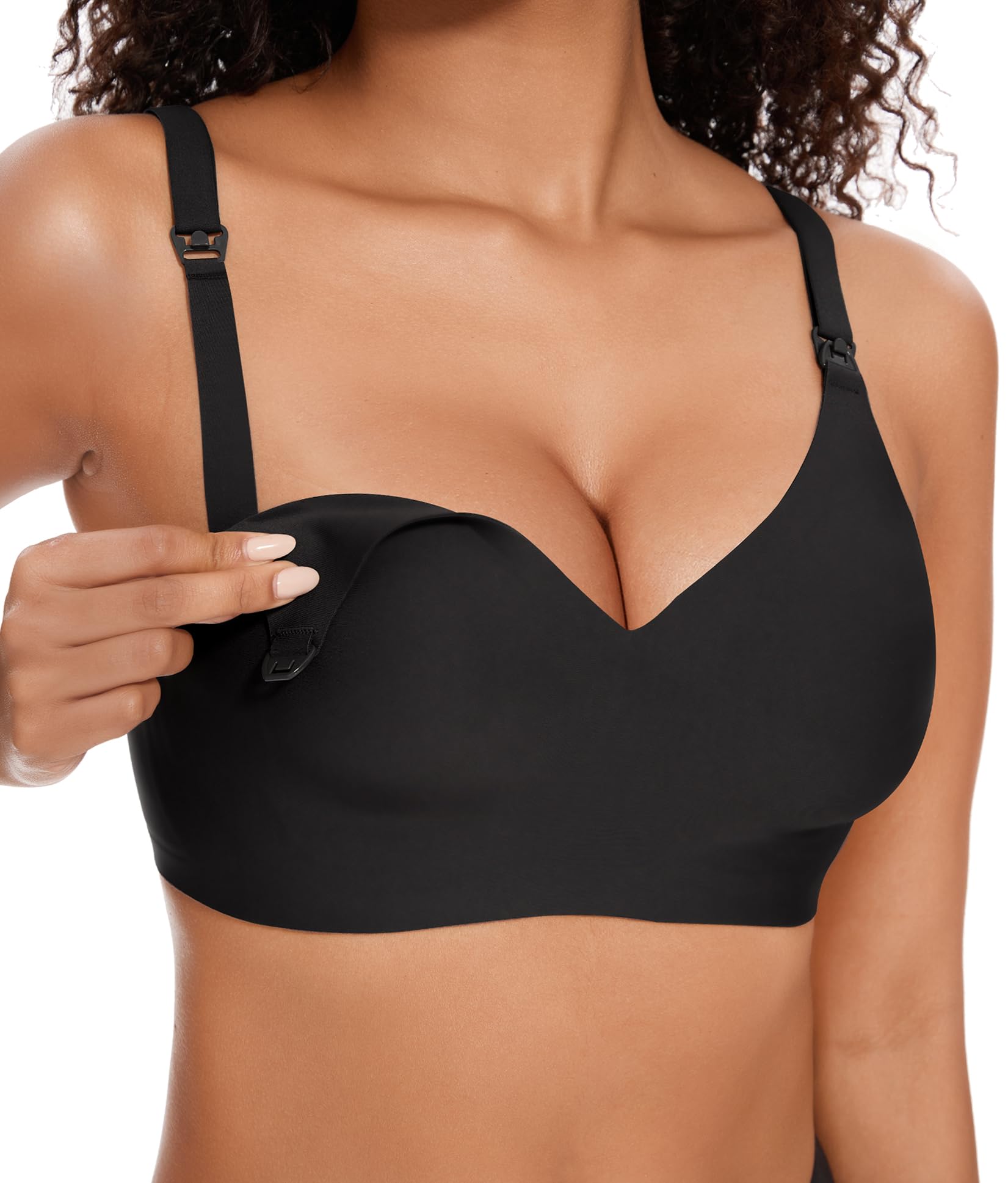 HBselect Nursing Bras for Breastfeeding Comfy Jelly Seamless Maternity Bra | Mat