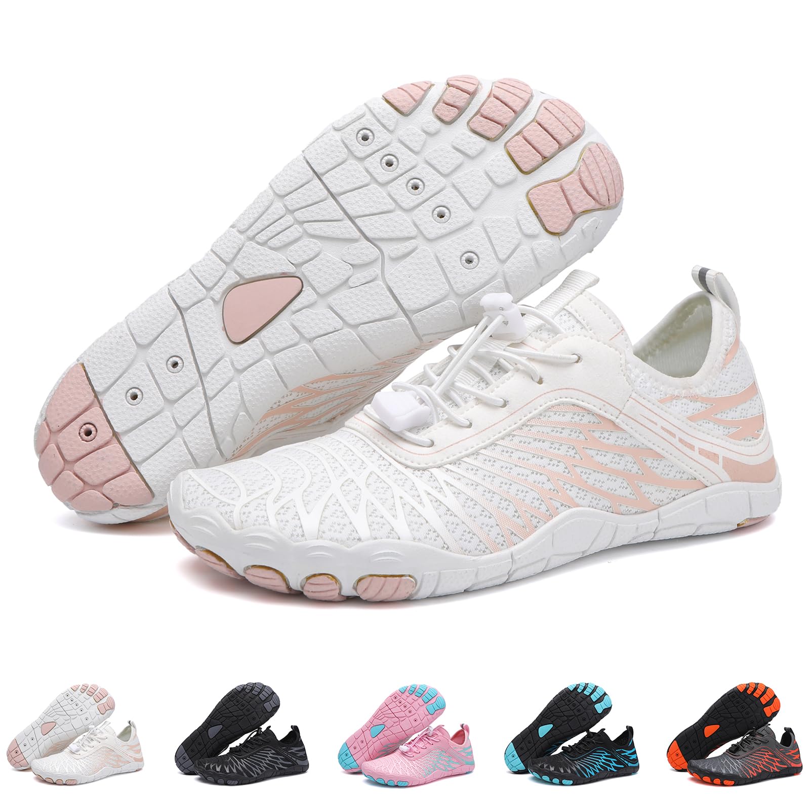 Barefoot Shoes Women Men Footwear,Wide Toe Box River Pool Beach Water Shoes
