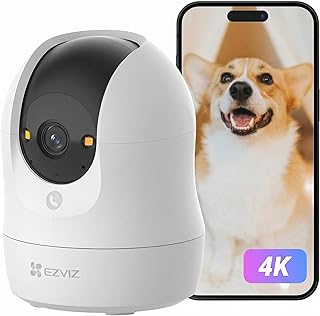 EZVIZ Dome Security Camera, C6N G1, 4K, 8 Megapixels, Pet Camera