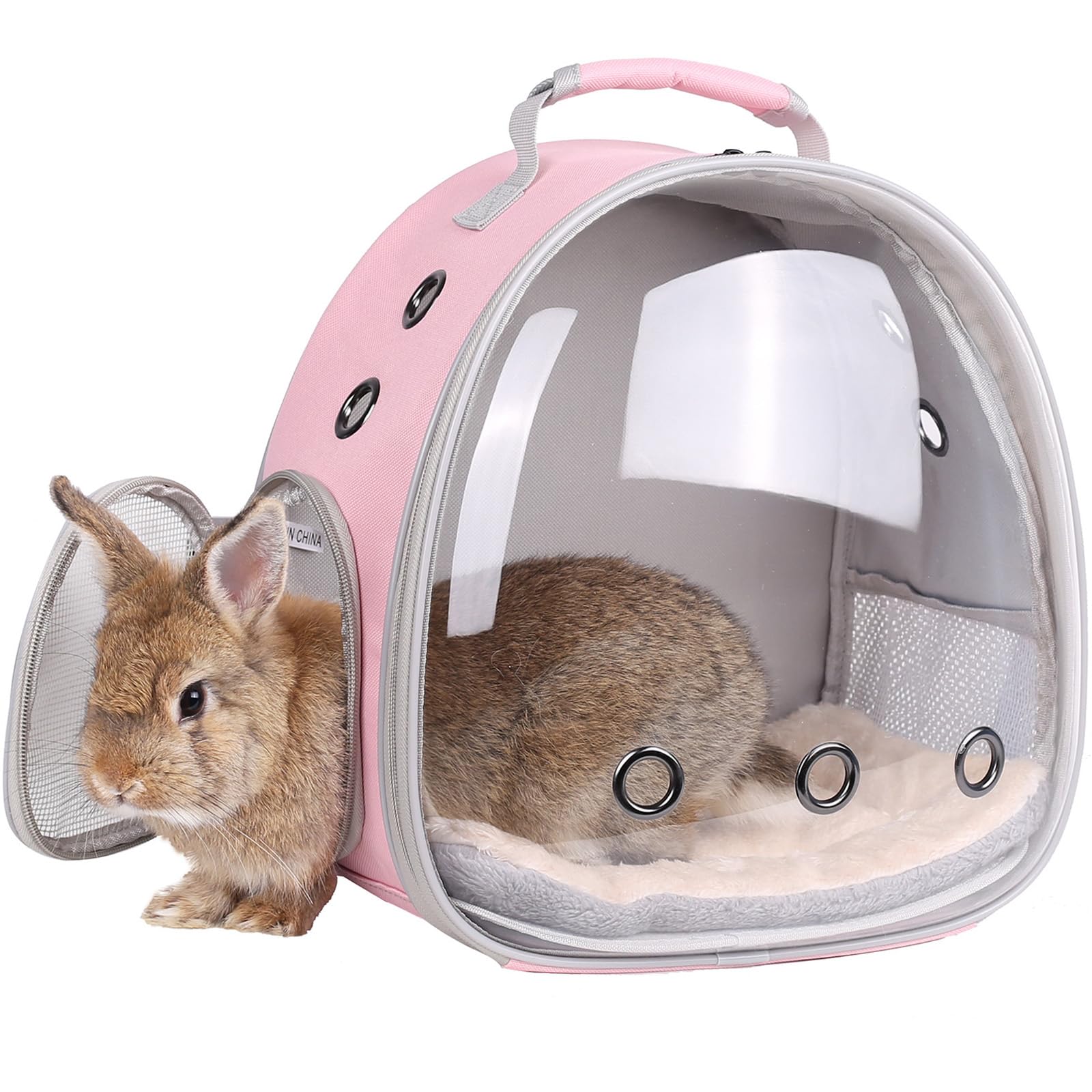 Portable Small Animal Backpack Travel Breathable Pet Carrier Bag Cages for Guine