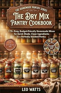 The Complete Dry Mix Pantry Cookbook: 175+ Easy, Budget-Friendly Homemade Mixes for Quick Meals, Clean Ingredients & a Perfectly Stocked Pantry (The Homemade Pantry Series)