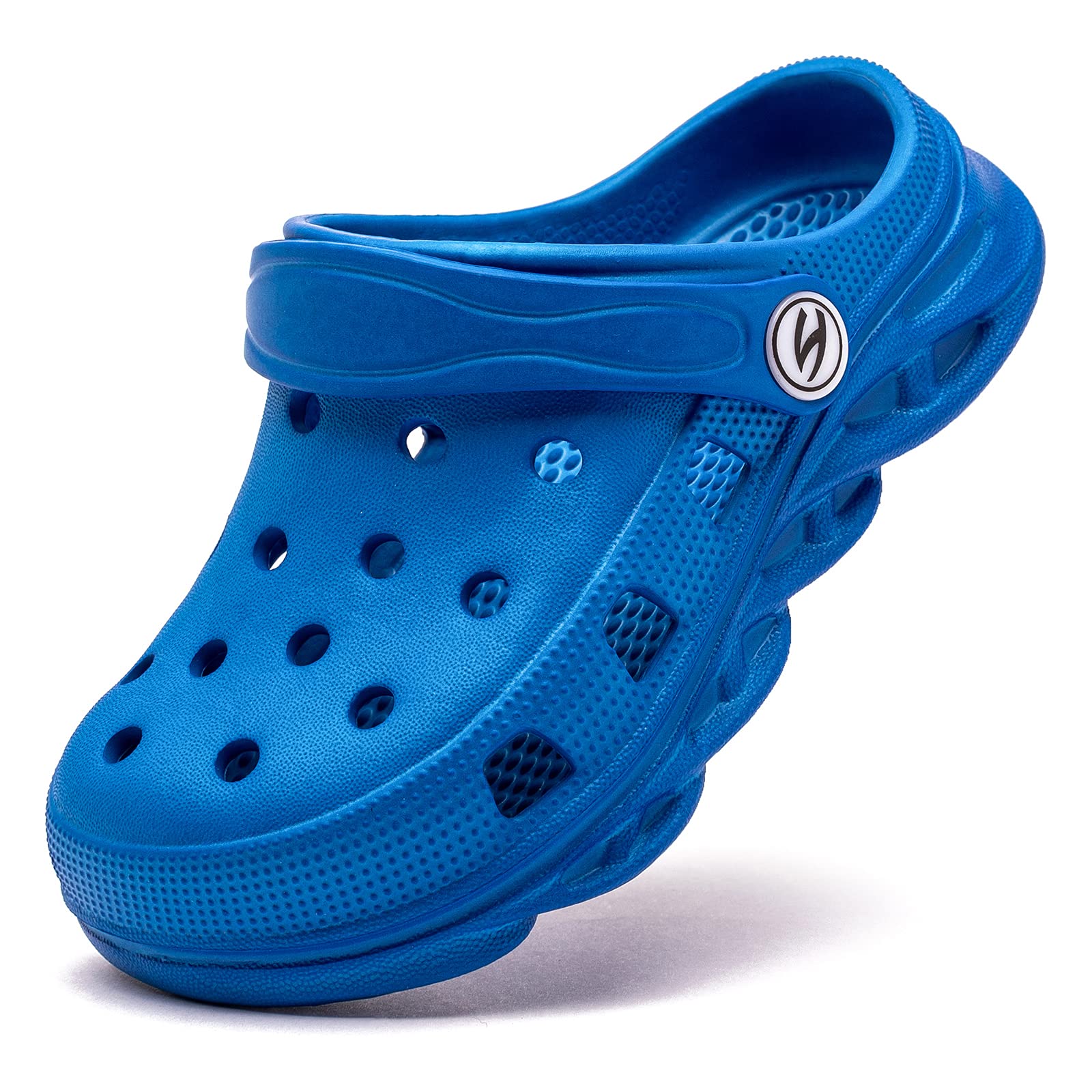 HOBIBEAR Boys and Girls Classic Graphic Garden Clogs Slip on Water Shoes(Toddler