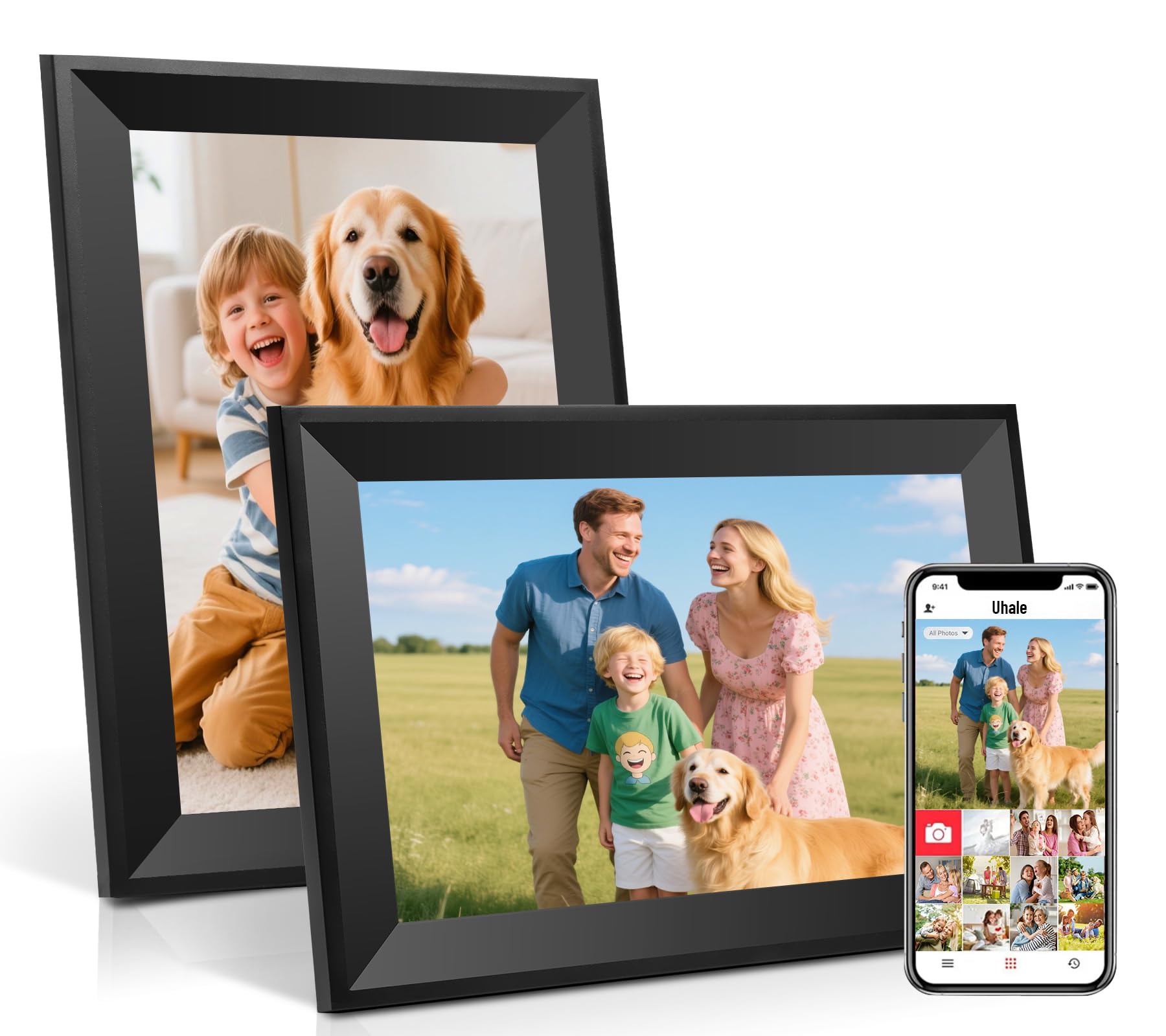 10.1 inch Smart WiFi Digital Picture Frame-Load from Phone Capability | 1280x800