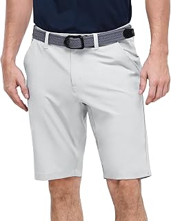 Outdoor Ventures Men's Golf Shorts UPF 50+ Stretch Dry Fit 11" Quick Dry Golf Shorts with Golf Pockets