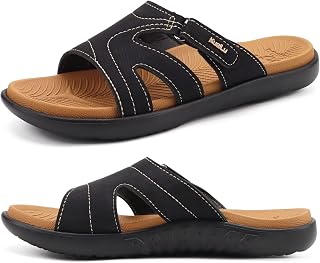 KuaiLu Women's Orthopaedic Fashion Lightweight Summer Flip Flops