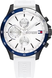 Tommy Hilfiger Bank Chronograph für Herren mit Silikon- oder Edelstahlarmband