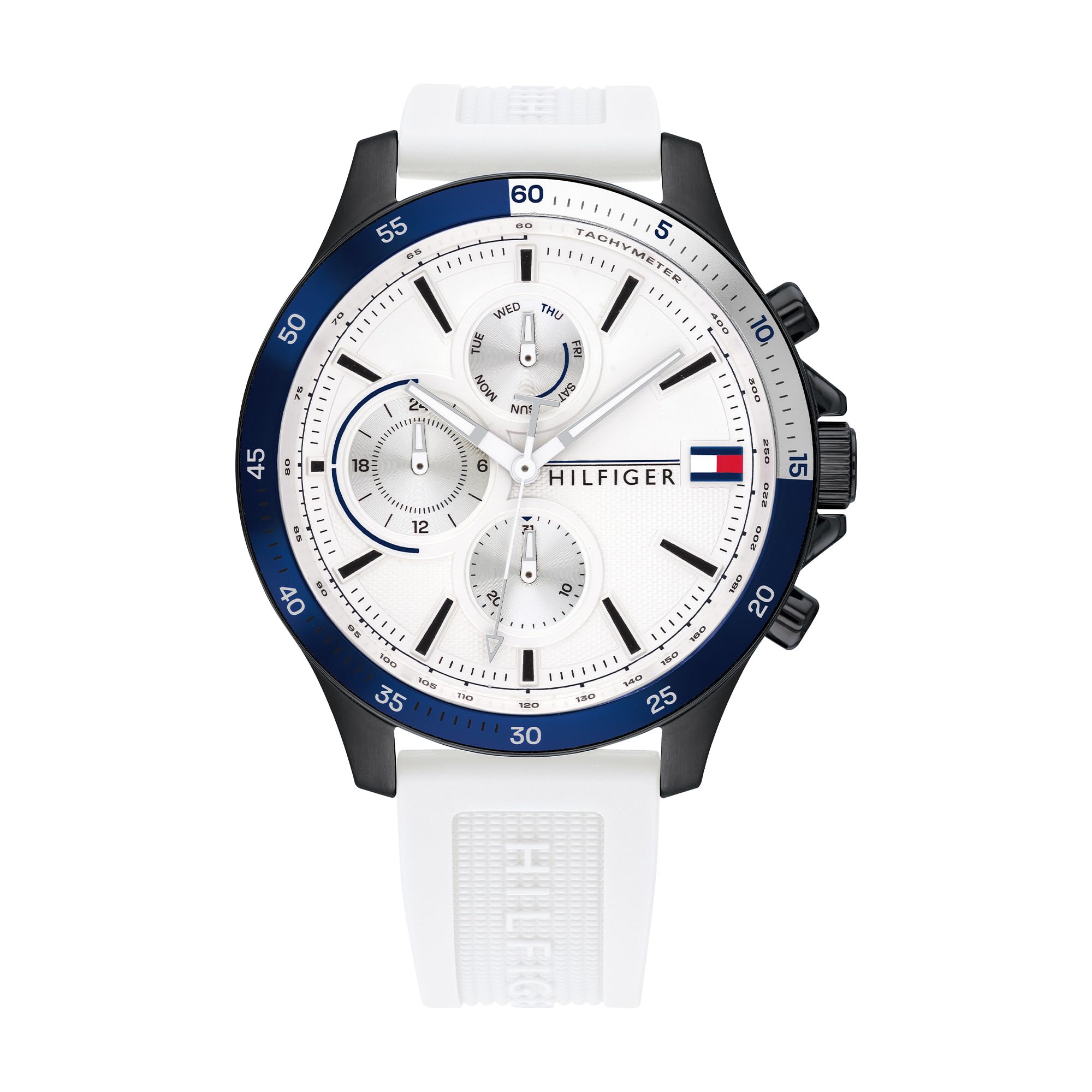Tommy Hilfiger Bank Chronograph für Herren mit Silikon- oder Edelstahlarmband