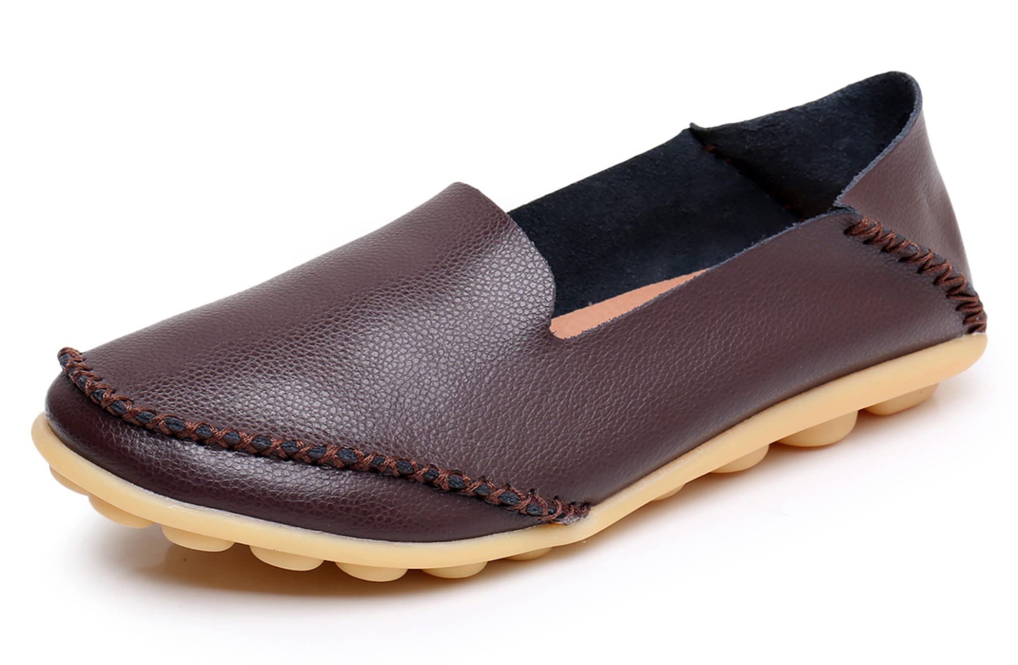 VenusCelia Women's Streamline Comfort Walking Flat Loafer