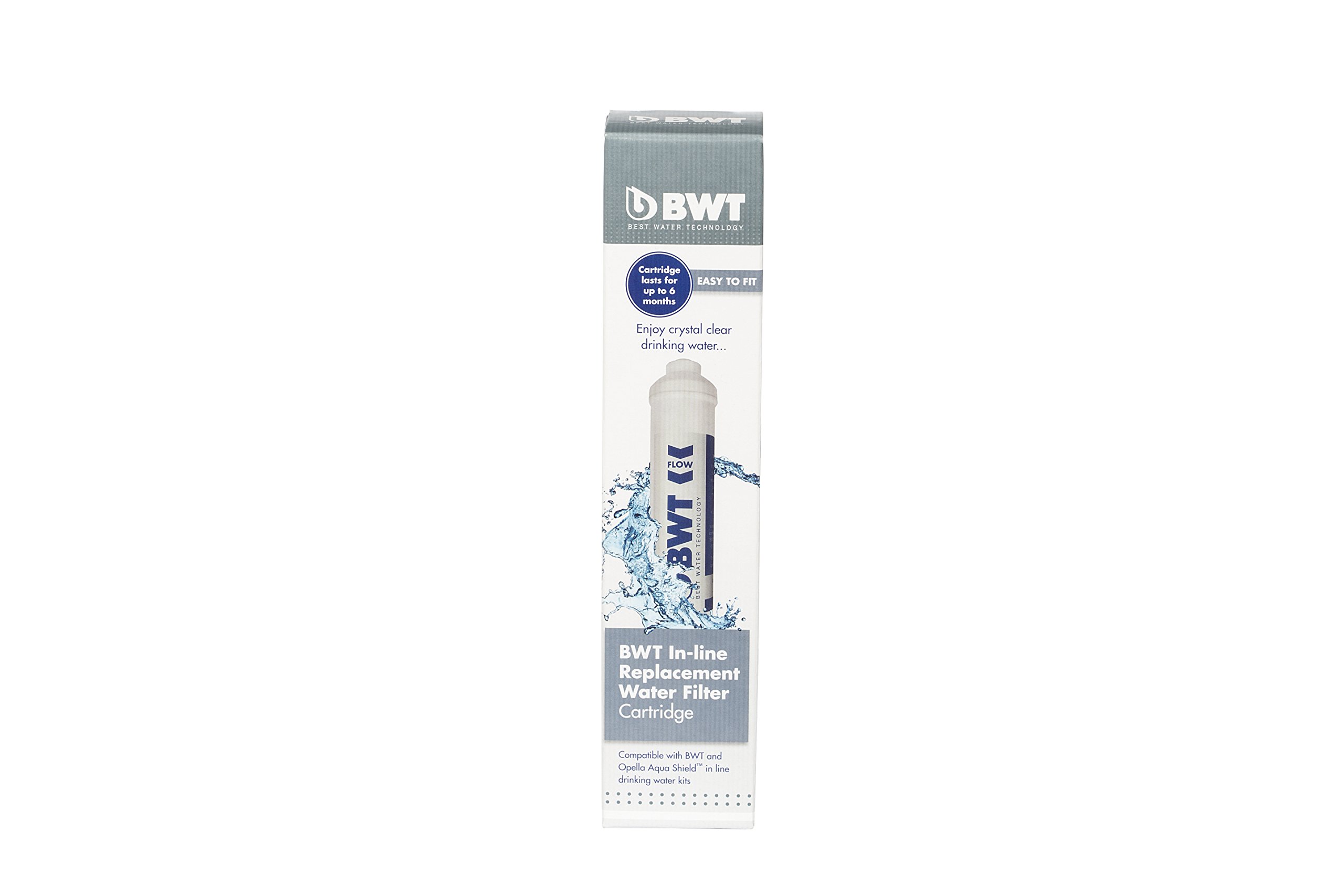 BWT in-line Water Filter Replacement Cartridge DWFCART - White