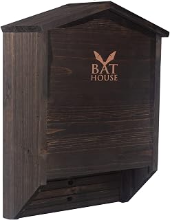 The Ultimate Wooden Bat House for Outdoors - Large Double Chamber Box | Perfectly Designed to Attract Bats Outside on a Tree - Durable and Easy to Hang Outdoors
