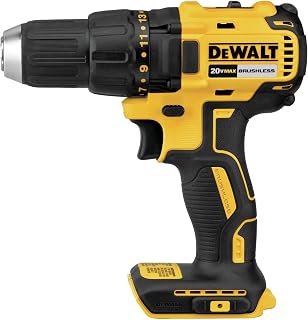 Dewalt DCD777BR 20V MAX Brushless Compact Lithium-Ion 1/2 in. Cordless Drill Driver (Tool Only) (Renewed)