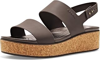 Crocs Women's Brooklyn Cork Low Wedge
