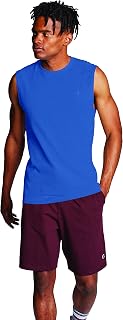 Champion Men's cotton jersey muscle t-shirt., black