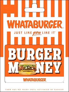 Whataburger Physical Gift Card | $25