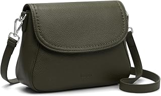 befen BorMedia Women's Genuine Leather Crossbody Bags with RFID Credit Card Compartments – BorMedia Women's Saddle – Shoulder Bag