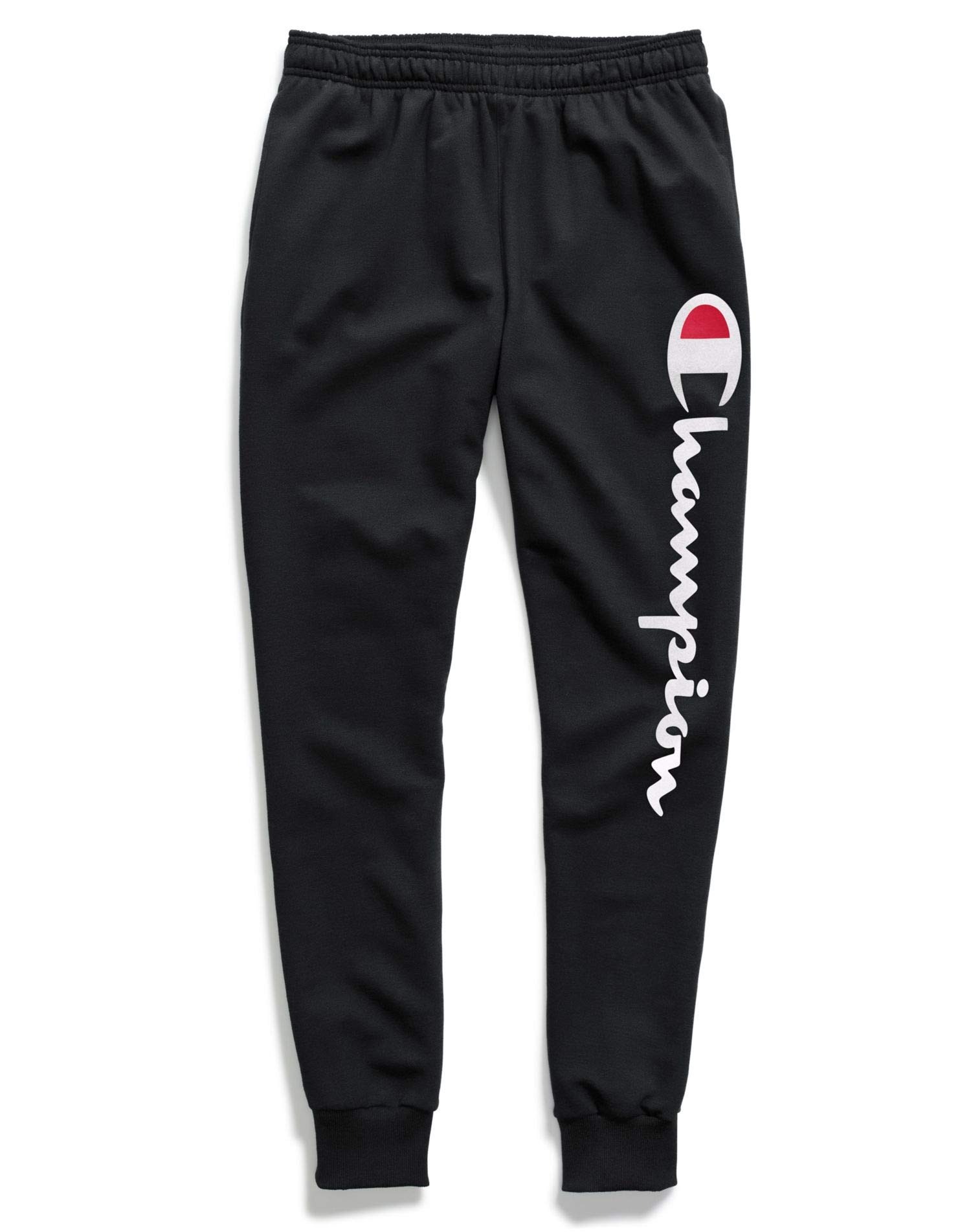 Champion Men's Powerblend Joggers, Vertical Script