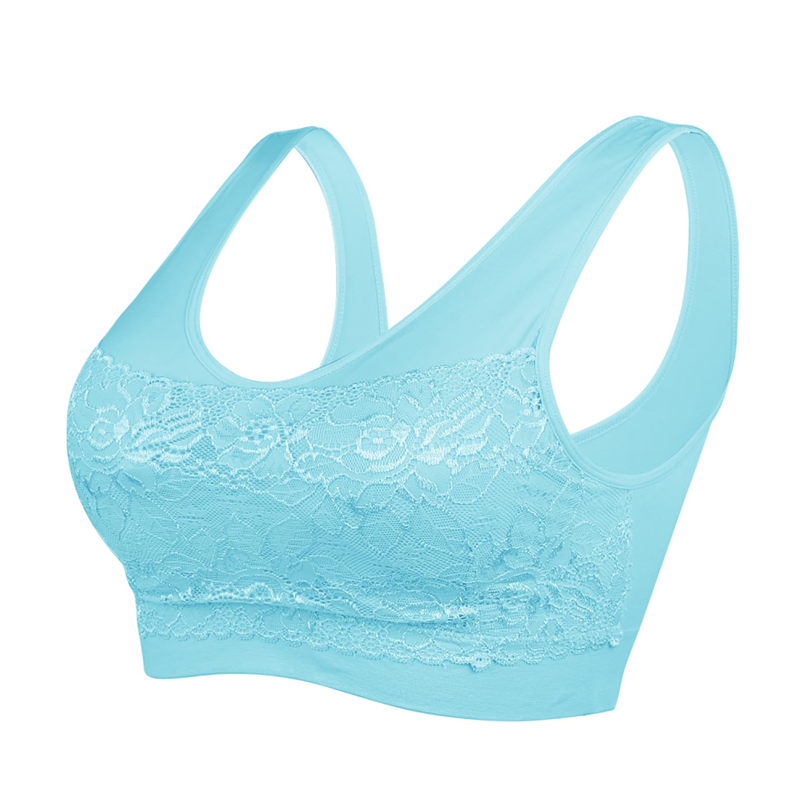 Litthing Women's Lace Bra without Underwire for Sports