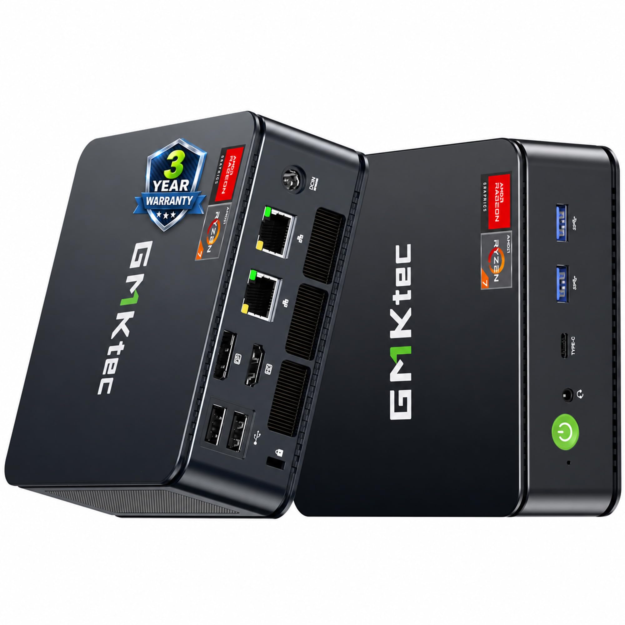 GMKtec M5 Ultra Gaming Mini PC Computer Ryzen 7 7730U 16GB RAM 256GB SSD | Offic