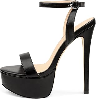 MERUMOTE Women's Platform Heels Sky High Heel Sandals