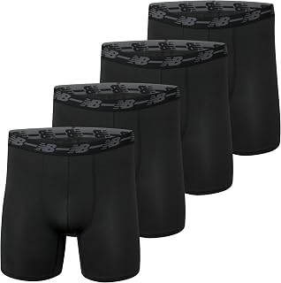 New Balance Men's Boxer Shorts 3-Pack, Black, XX-Large