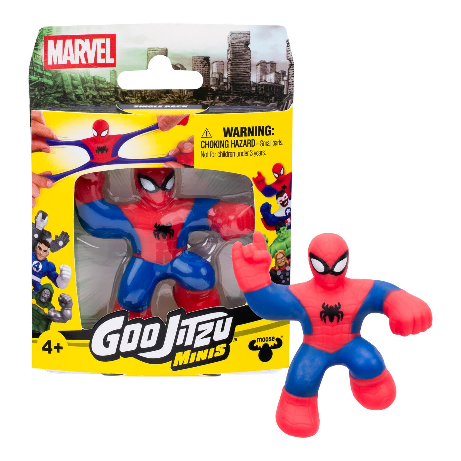 Goo Jitzu MARVEL Avengers Minis - Squishy, Stretchy, Mini MARVEL figures, Styles
