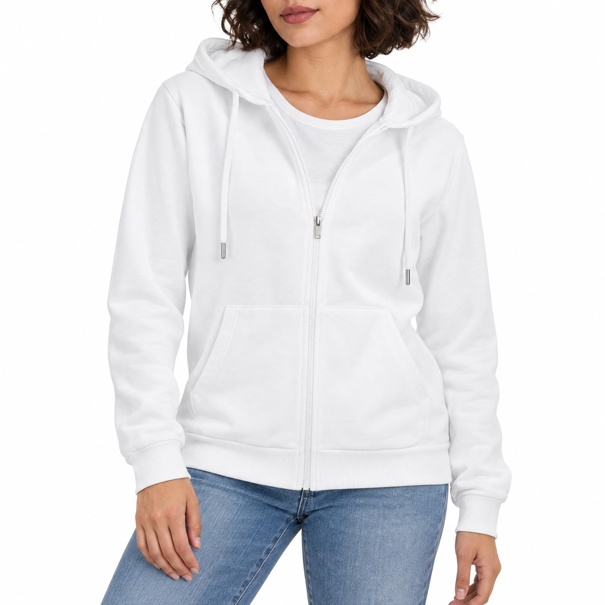 Red Bridge Women's Premium Basic Zip Hoodie