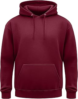 Star and Stripes Classic Monochrome Simple Hooded Pullover for Unisex Adult