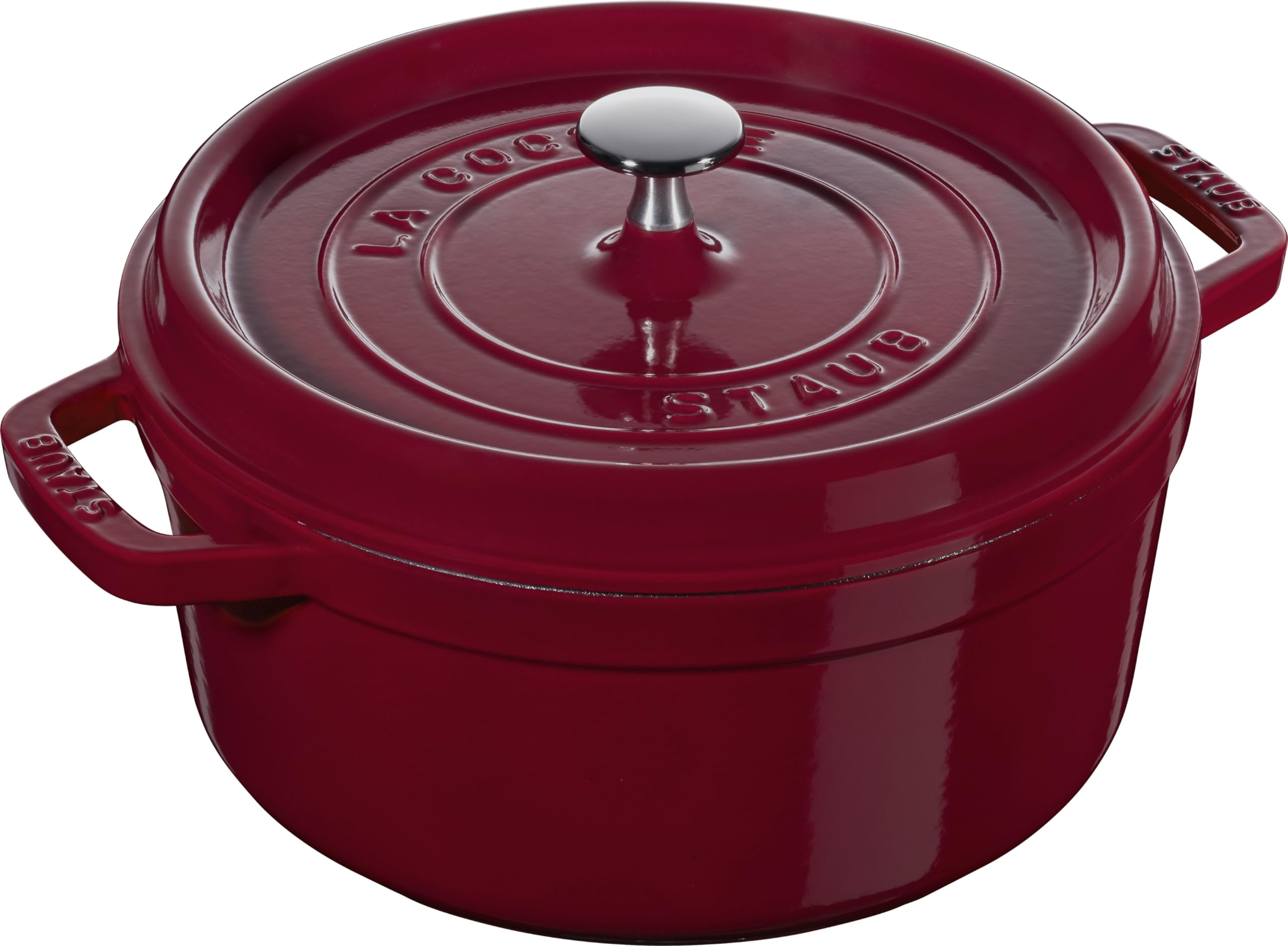 STAUB Cast Iron Casserole Dish 24 cm, 3.8 L, Induction, Made in France
