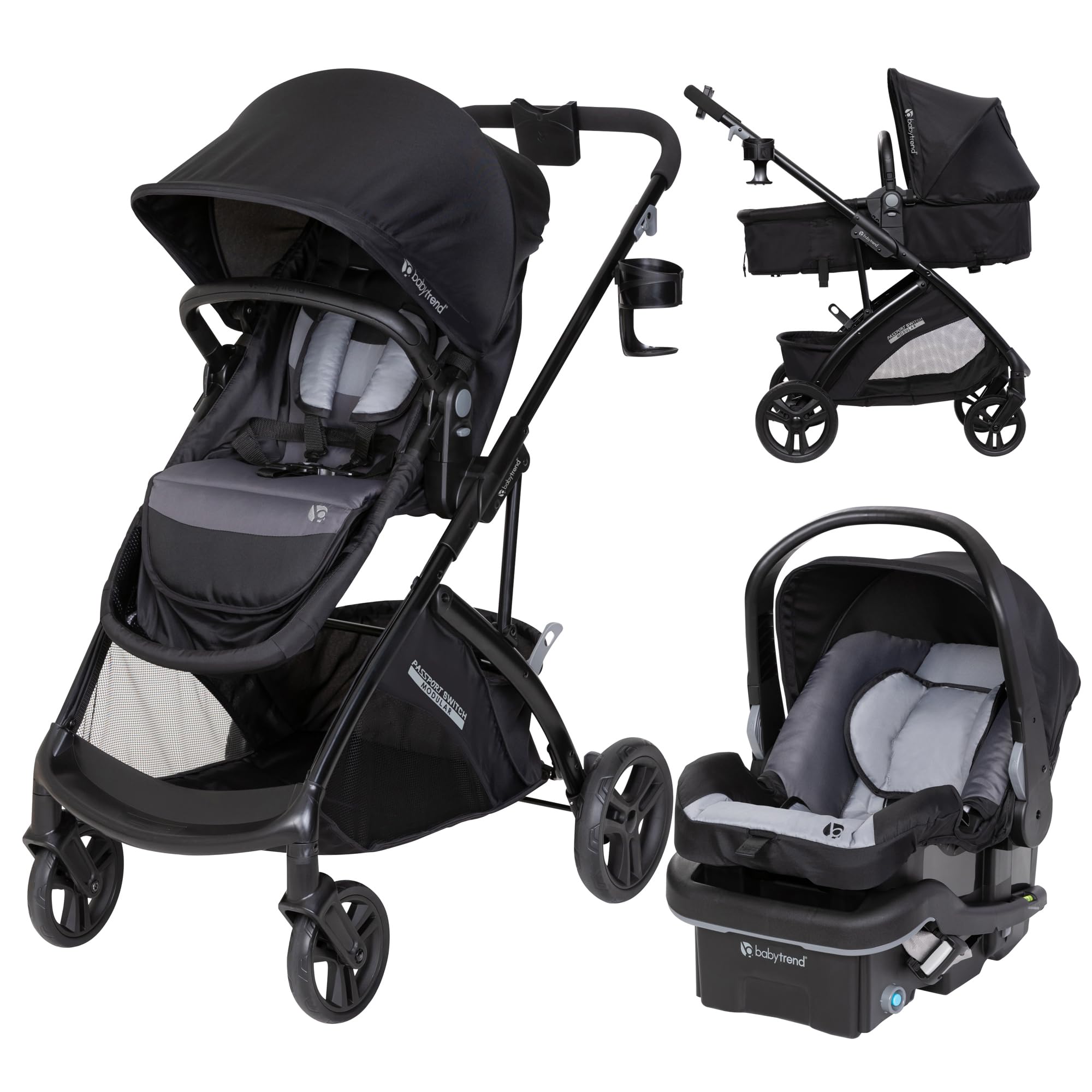Baby Trend Passport® Switch 6-in-1 Modular Stroller Travel System with EZ-Lift™ 
