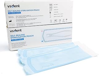 VSDent Self Sterilisation Pouches - 90x260mm (Pack Of 200)