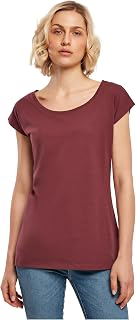 Build Your Brand BB013-Ladies Wide Neck Tee Women's T-Shirt (Pack of 1)