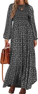 PRETTYGARDEN Floral Wedding Guest Dresses for Women Casual Dress for Women