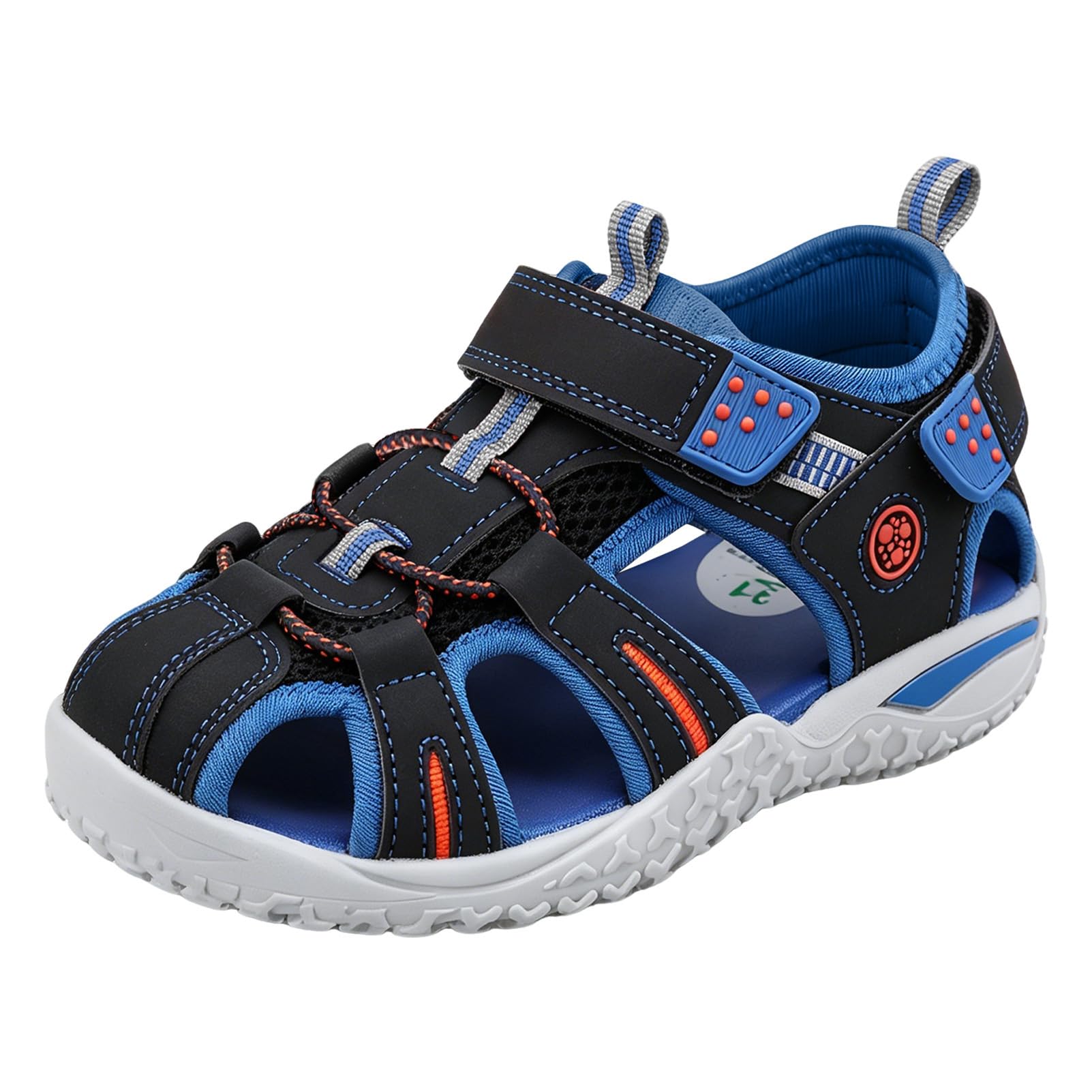rismart Girls Girls Beach Summer Sports Closed Toe Breathable Sandals