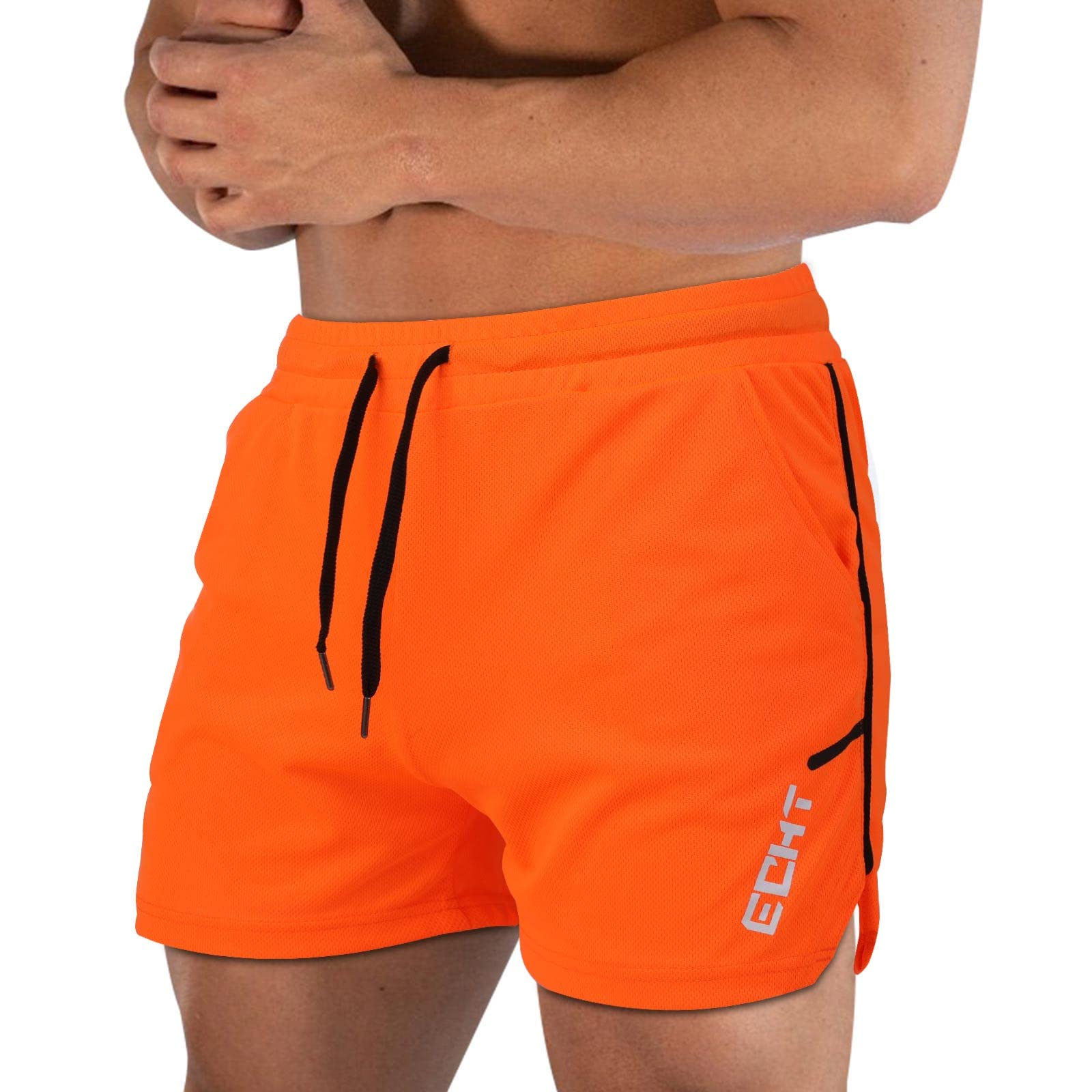 Superora Men's Sports Shorts Exercise Shorts Quick Dry Mesh with Drawstring for 