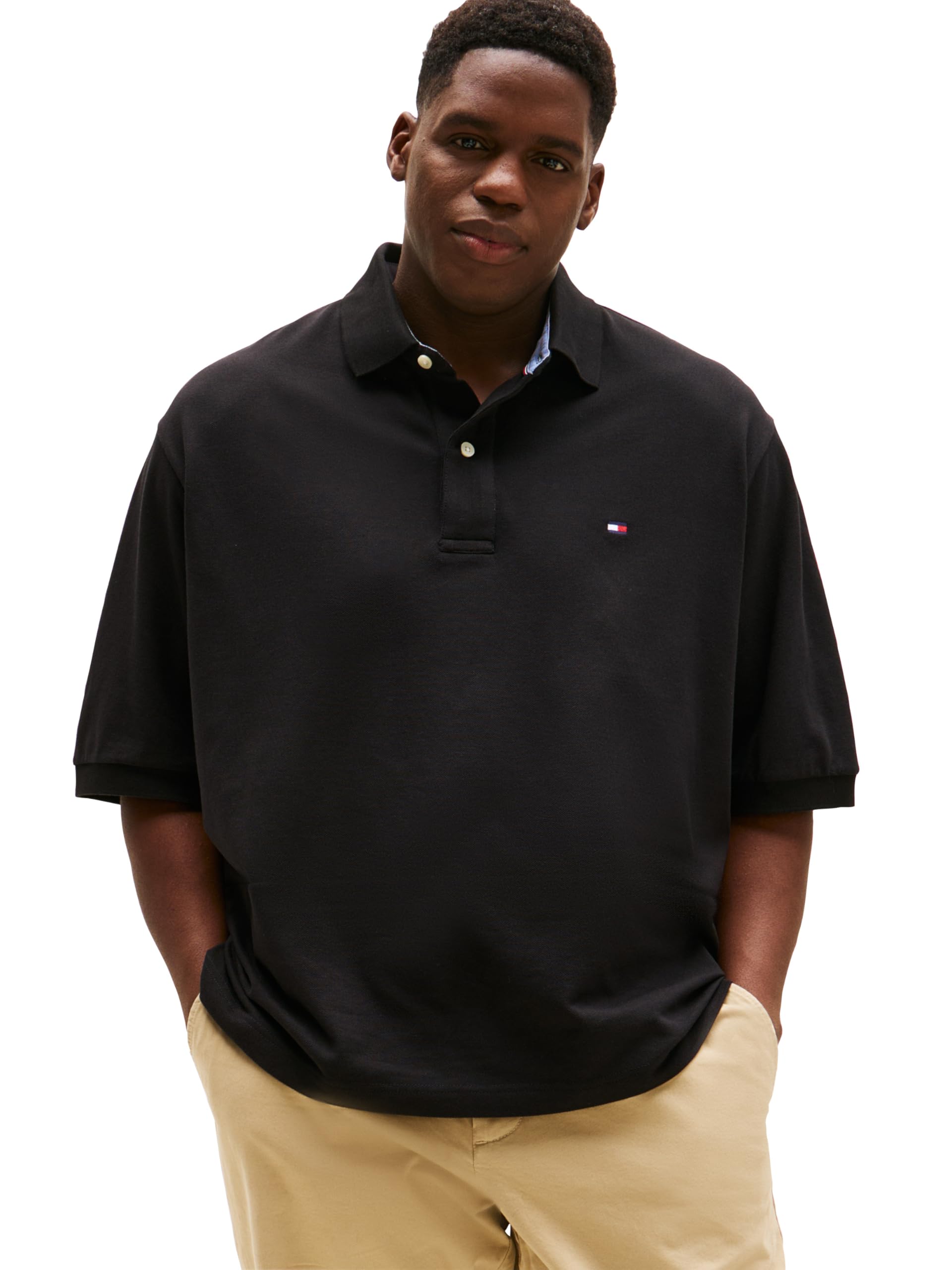 Tommy Hilfiger Mens Bt Prescott STP CLF Ss Polo