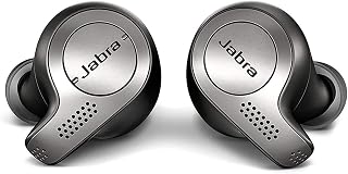 Jabra Elite 65t True Wireless Bluetooth Earbuds and Charging Case with Alexa Built-In, Titanium Black (Refurbished)