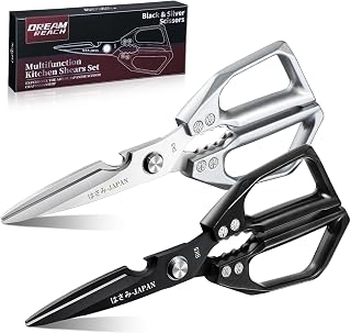 Dream Reach Kitchen Scissors Set, 2PCS Heavy Duty Kitchen Shears for Food