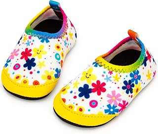 Baby Boys and Girls Swim Water Shoes Barefoot Aqua Socks Non-Slip for Beach Pool Toddler Kids