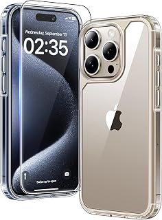 TAURI for iPhone 15 Pro Case, Clear