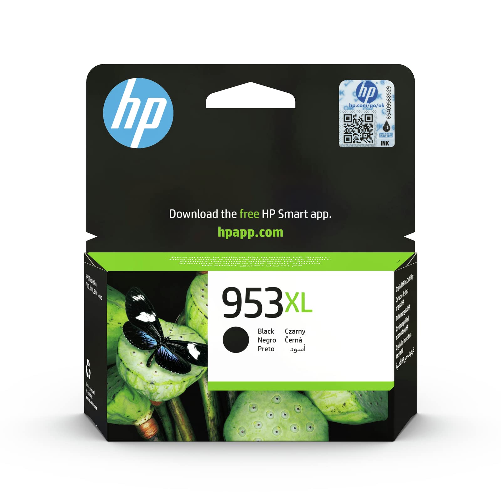 HP 953XL Black Original Ink Cartridge, High Yield | Compatible with HP OfficeJet