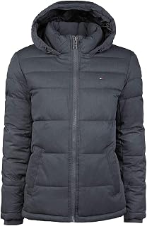 Tommy Hilfiger Men's Down Alternative Hooded Puffer Jacket (Standard and Big & Tall) Down Alternative Coat (pack of 1)
