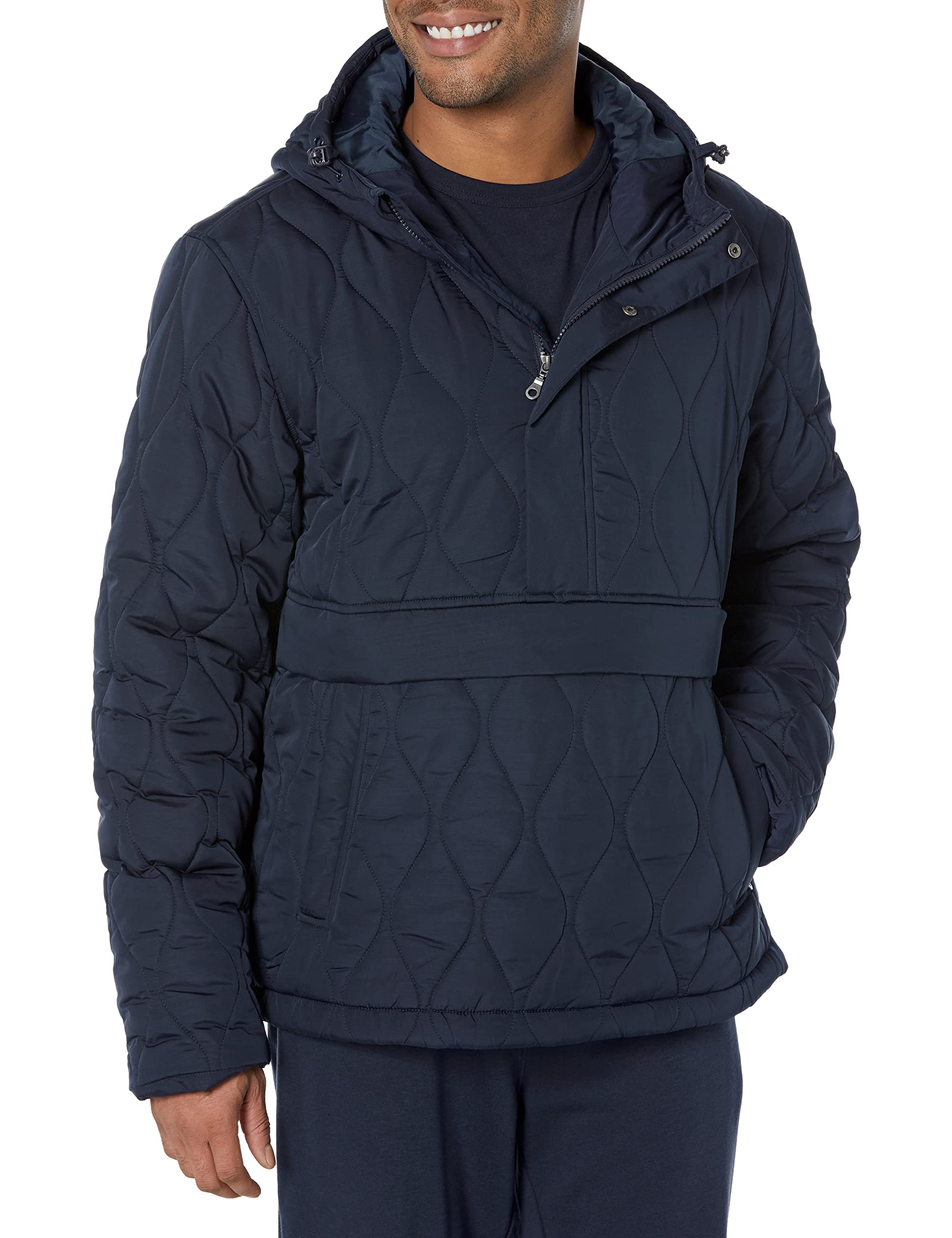 Amazon Essentials Men's Hooded Water Repellent Insulated Anorak Down Jacket with
