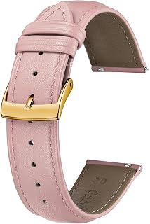 BINLUN Multicolour Leather Watch Strap Replacement Straps Quick Release Watches for Men Women Fashion Watch Strap for Smart Watch 12mm 14mm 16mm 18mm 19mm 20mm 21mm 22mm