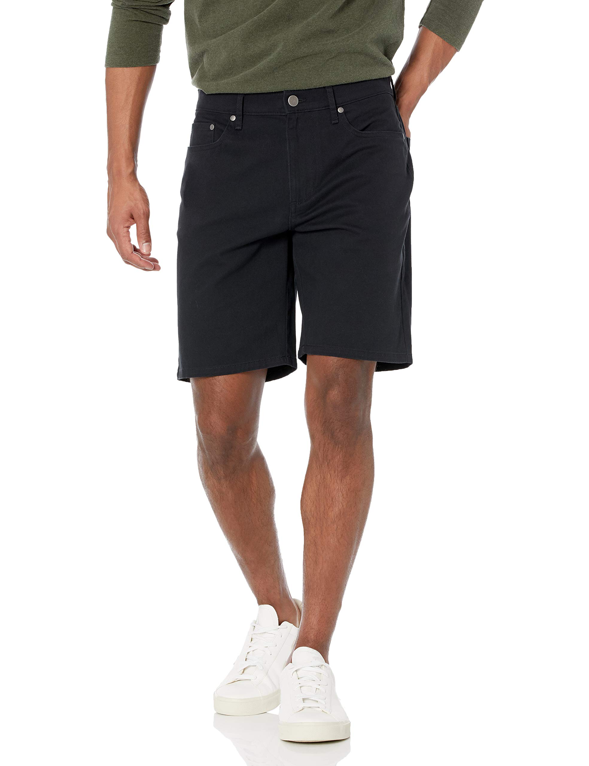 Amazon Essentials Mens Straight-fit 9" Inseam Stretch 5-Pocket Shorts