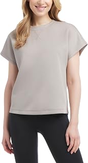 Danskin Short Sleeve Crew Neck Luxe T-Shirt Women's Short Sleeve Crew Neck T-Shirt