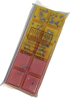 Rhubarb and Custard Wax Melts | Highly Scented | Eco Soy Wax, Cruelty & Vegan Free | Snap Bar (1 Bar)