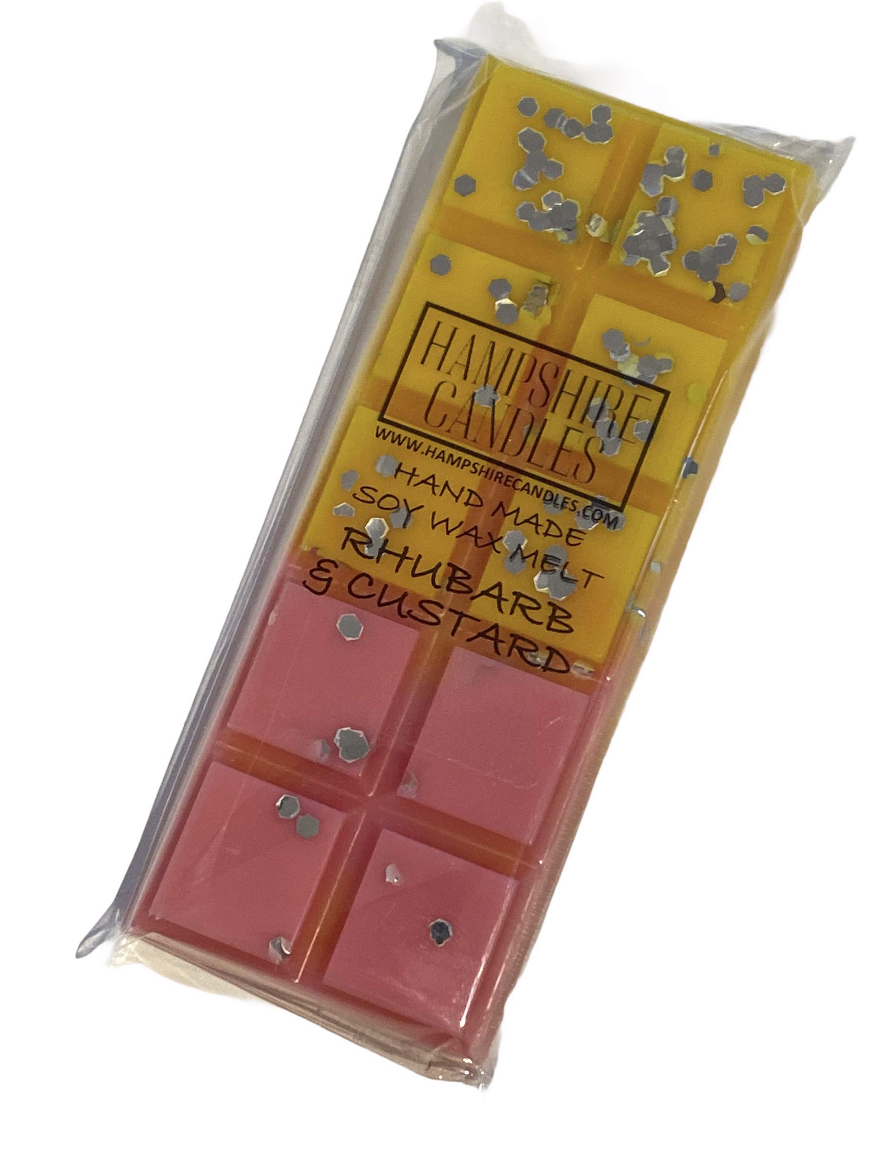 Rhubarb and Custard Wax Melts | Highly Scented | Eco Soy Wax, Cruelty & Vegan Fr